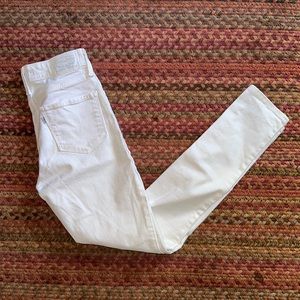 Levi's White Skinny Jeans for Women